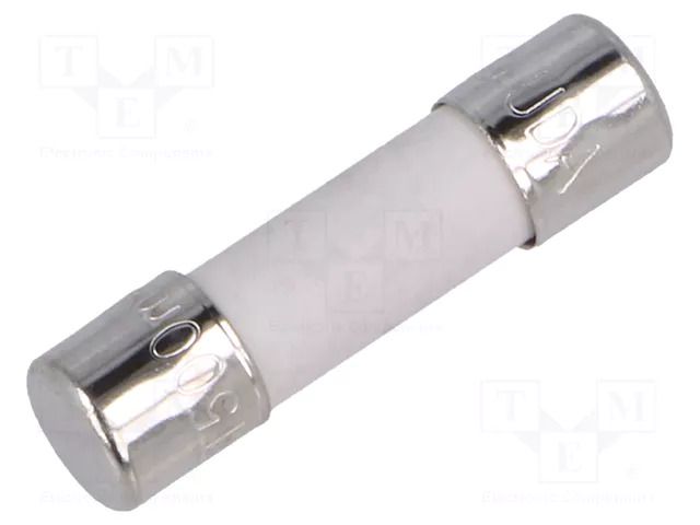 Fuse: fuse; 500mA; 250VAC; time-lag; ceramic,cylindrical; 5x20mm CONQUER ELECTRONIC UDA500MA250V