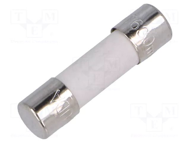 Fuse: fuse; 630mA; 250VAC; time-lag; ceramic,cylindrical; 5x20mm CONQUER ELECTRONIC UDA630MA250V