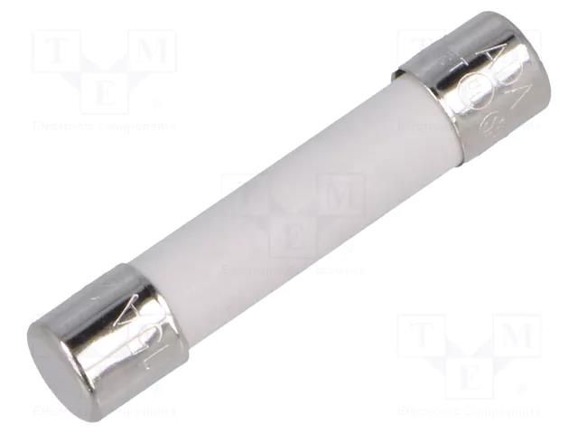 Fuse: fuse; 15A; 250VAC; time-lag; ceramic,cylindrical; 6.3x32mm CONQUER ELECTRONIC ADA15A250V