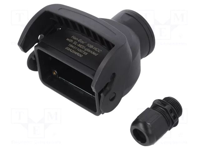 Enclosure for connectors: HDC; size 10B; for cable; Han-Eco® B HARTING 19431100755