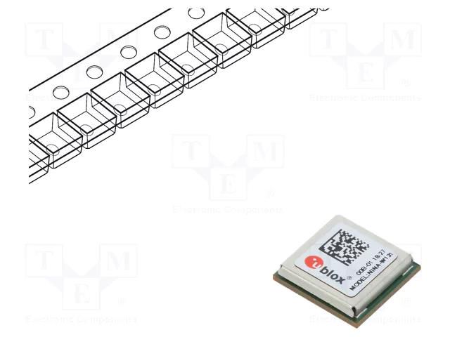 Module: WiFi; WiFi; Range: 400m; IEEE 802.11b/g/n; GPIO,RMII,UART u-blox NINA-W131-00B