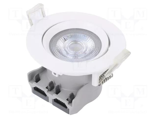 Lamp: LED spotlight; 220/240VAC; 5W; neutral white; 36°; 4000K TUNGSRAM 93100526