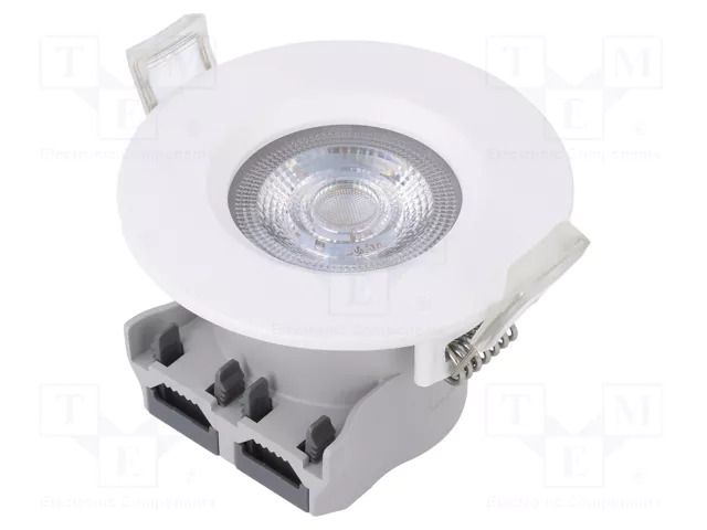 Lamp: LED spotlight; 5W; 220/240VAC; white warm; 36°; 3000K; Ø72mm TUNGSRAM 93100528