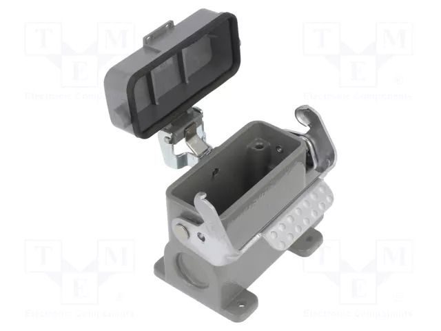 Enclosure for connectors: HDC; angled; size D10A; with latch DEGSON ELECTRONICS D10A-SF-1L-CV-M20