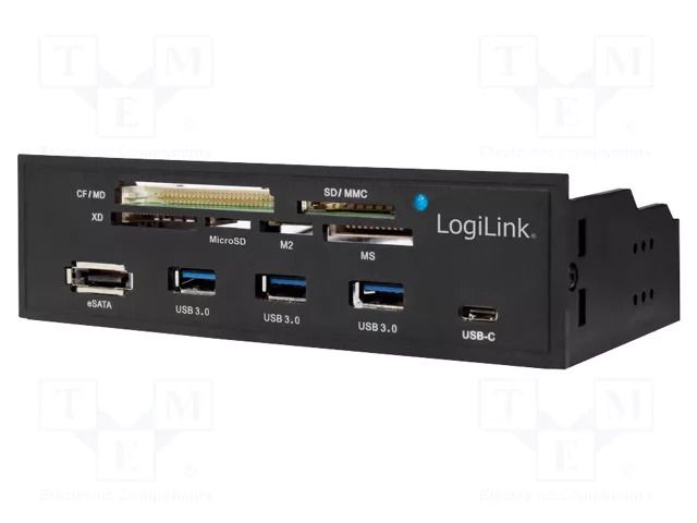 Hub USB; eSATA,USB A socket x3,USB C socket; USB 3.0; 5Gbps LOGILINK UA0341