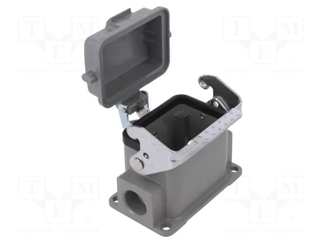 Enclosure for connectors: HDC; straight; size D6B; with latch DEGSON ELECTRONICS D6B-SF-1L-CV-M25