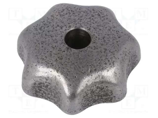 Knob; Ø: 32mm; Int.thread: M6; cast iron; DIN 6336 ELESA+GANTER DIN6336-GG-32-M6-D