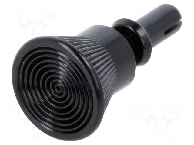 Rivet; polyamide; L.rivet: 6.5mm; black; dismountable,push-in DREMEC DR8G4043.0X5.0B