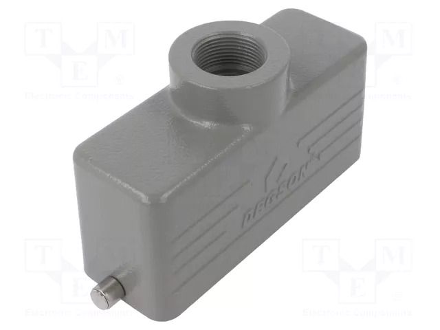 Enclosure for connectors: HDC; straight; size D24B; for cable DEGSON ELECTRONICS D24B-TE-2G-M25