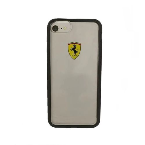 Ferrari Hardcase FEHCRFP7BK iPhone 7/8 /SE 2020 / SE 2022 transparent/black, Ferrari 3700740396407 3700740396407