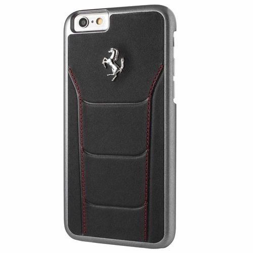 Ferrari Hardcase FESEHCP6BKR iPhone 6/6S 488 black/red stiching, Ferrari 3700740373620