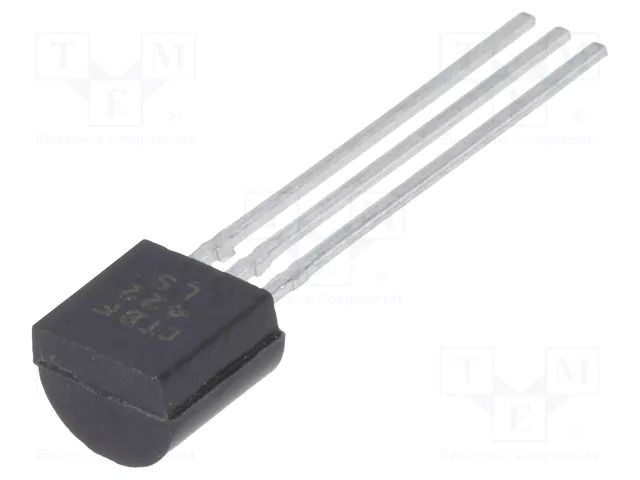 Transistor: NPN; bipolar; 250V; 0.5A; 0.8W; TO92 CDIL BF422-CDI