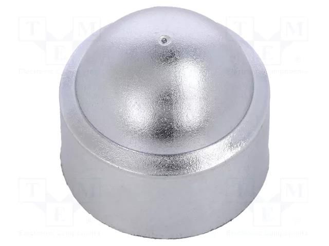 Protection cover; M18; polyetylene; Plating: chromium ELESA+GANTER NCD.18-CR