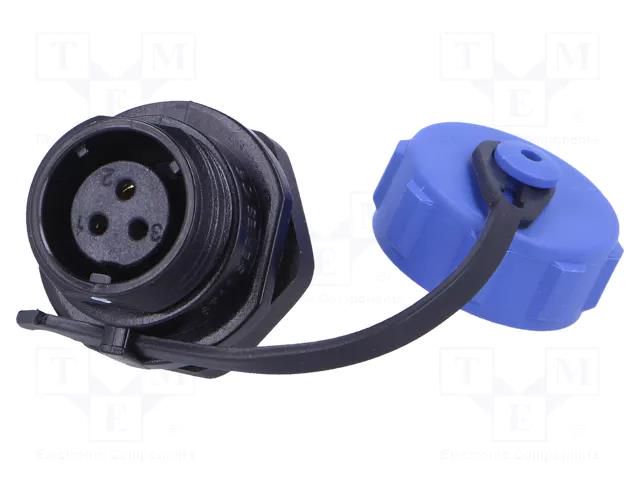 Connector: circular; socket; female; PIN: 3; IP68; SP11; 4÷6.5mm; 5A WEIPU SP1112/S3C