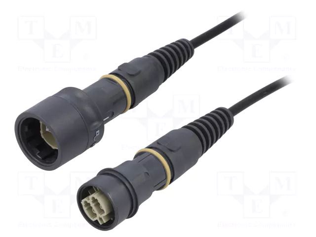 Fiber patch cord; PIN: 2; multi mode duplex (MM); bayonet; LC BULGIN PXF6055BAA