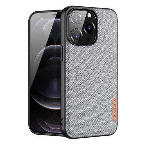 Dux Ducis Fino case covered with nylon material for iPhone 13 Pro gray, Dux Ducis 6934913047118 6934913047118