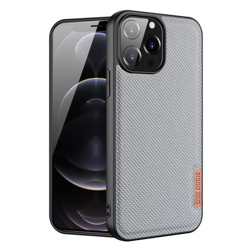 Dux Ducis Fino case covered with nylon material for iPhone 13 Pro Max gray, Dux Ducis 6934913047149 6934913047149