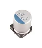 CAP, 82UF, 25V, ALU ELEC, POLYMER, SMD PCL1E820MCL1GS