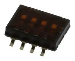 DIP SW, SPST, 0.025A, 24VDC, SMD IKH0403000.