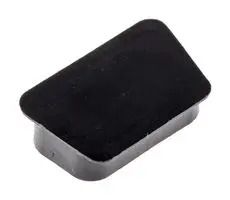 DUST COVER, PP, BLACK, 15POS D-SUB CONN 70519BLF