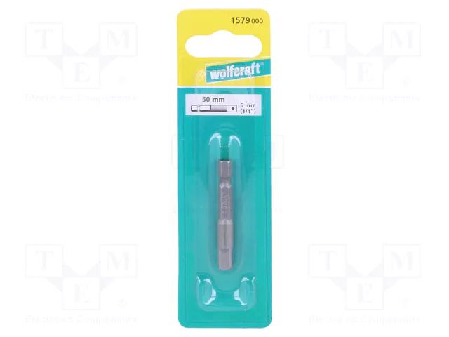 Adapter; 50mm; socket; 1/4" WOLFCRAFT WF1579000