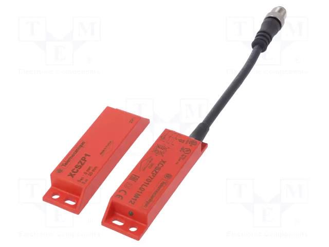 Safety switch: magnetic; XCSDM Standard; NC x2; IP67; plastic TELEMECANIQUE SENSORS XCSDMP701L01M12