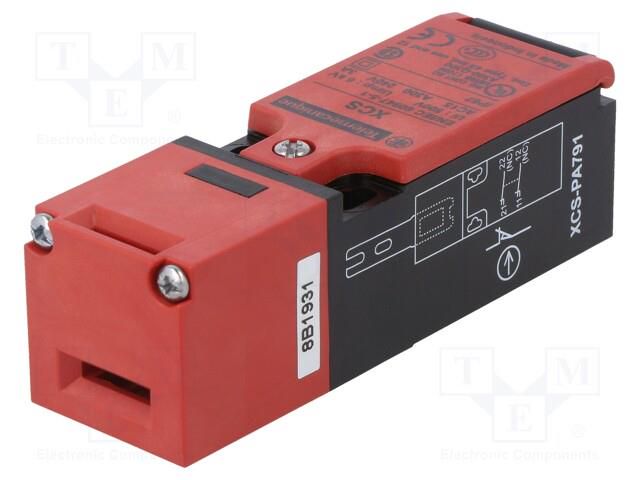 Safety switch: key operated; XCSPA; NC x2; Features: no key; IP67 TELEMECANIQUE SENSORS XCSPA791