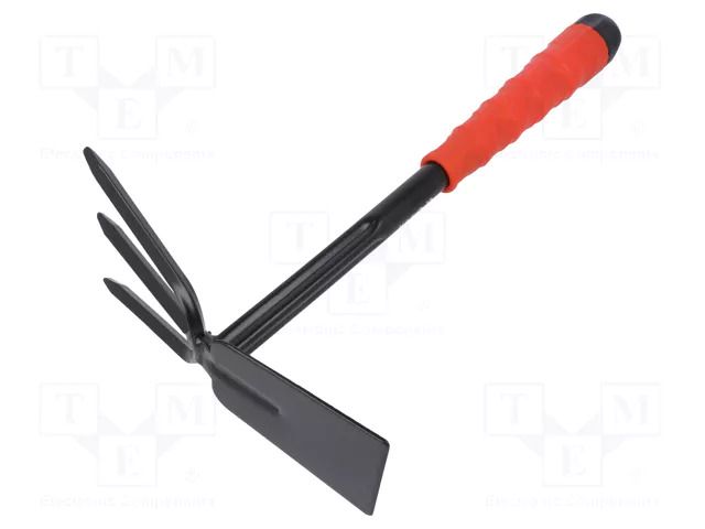 Hoe with claws; L: 310mm; steel; W: 65mm; Teeth: 3 YATO YT-8867