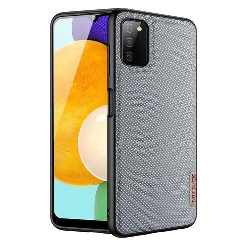 Dux Ducis Fino case covered with nylon material for Samsung Galaxy A03s gray, Dux Ducis 6934913048603 6934913048603