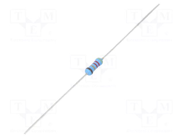 Resistor: thin film; THT; 42.2Ω; 600mW; ±1%; 350V; Ø0.6x28mm VISHAY MRS25000C4229FCT00