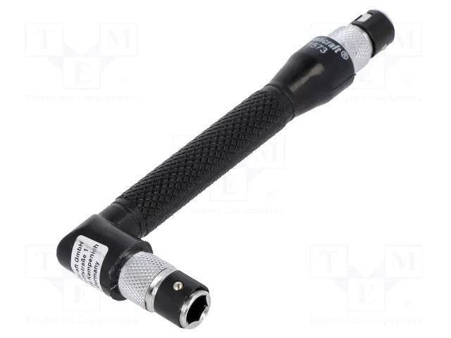 Screwdriver handle; angular; 102mm; for hex bits 1/4" WOLFCRAFT WF1573000
