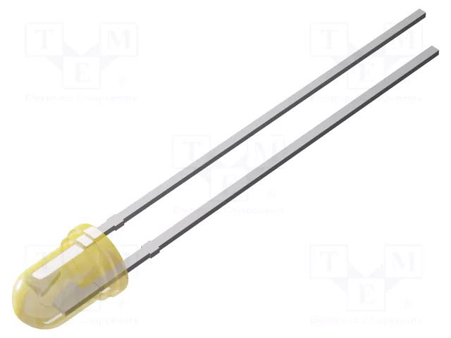 LED; yellow; 3.1mm; 110÷310(typ)-680mcd; 45°; Front: convex LITEON LTL1CHJSTNN-002A