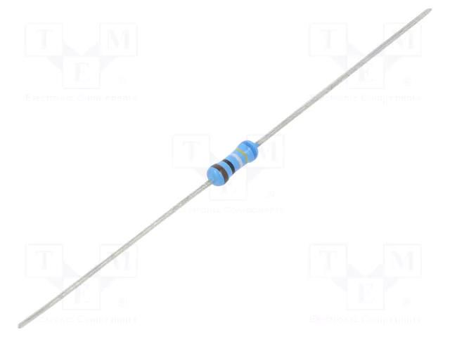 Resistor: thin film; THT; 649Ω; 600mW; ±1%; Ø0.6x28mm; Ø2.5x6.5mm VISHAY MRS25000C6490FCT00