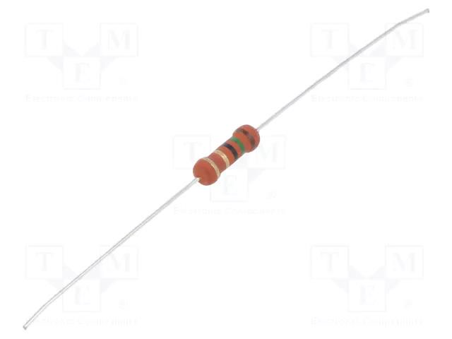Resistor: metal film; fusible; THT; 15Ω; 500mW; ±5%; Ø0.6x28mm ROYALOHM NFR0.5W-15R