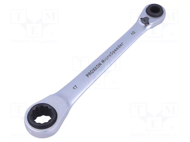 Wrench: ring; rattle; 10mm,13mm,17mm,19mm; Chrom-vanadium steel PROXXON PR23236