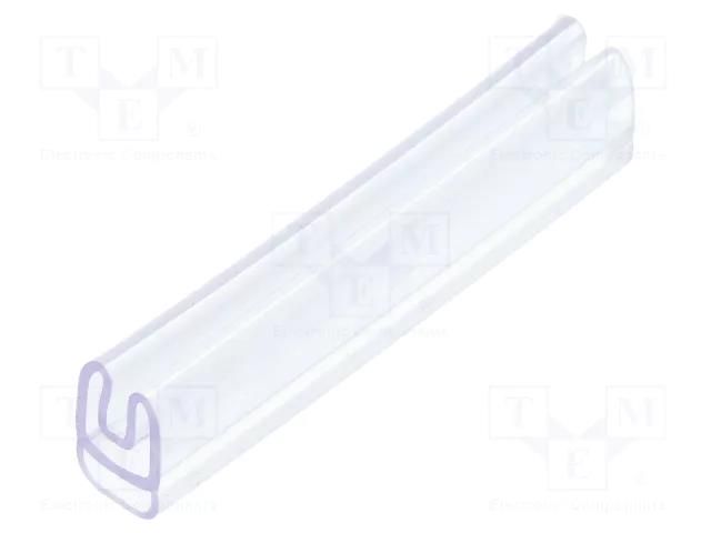 Markers; Marking: empty; 2÷4mm; PVC; transparent; -40÷80°C; leaded WEIDMÜLLER WM-1874760000