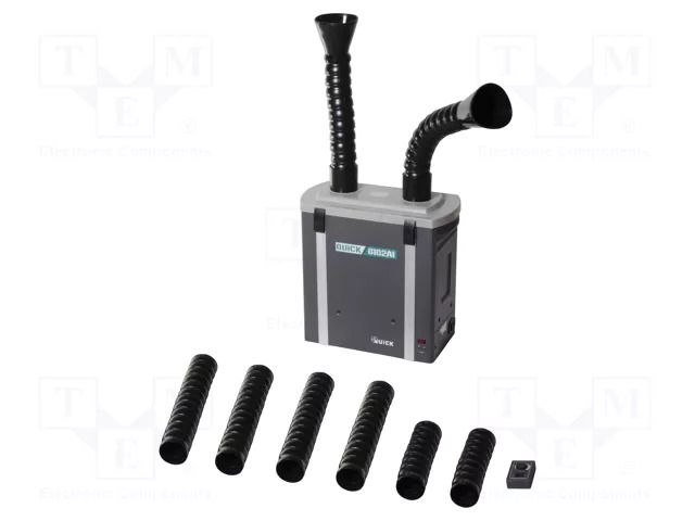 Fume extractor; 200m3/h; 230VAC; 250W; 55dBA; Ch: 2; Arm len: 1.5m QUICK QUICK-6102/A1