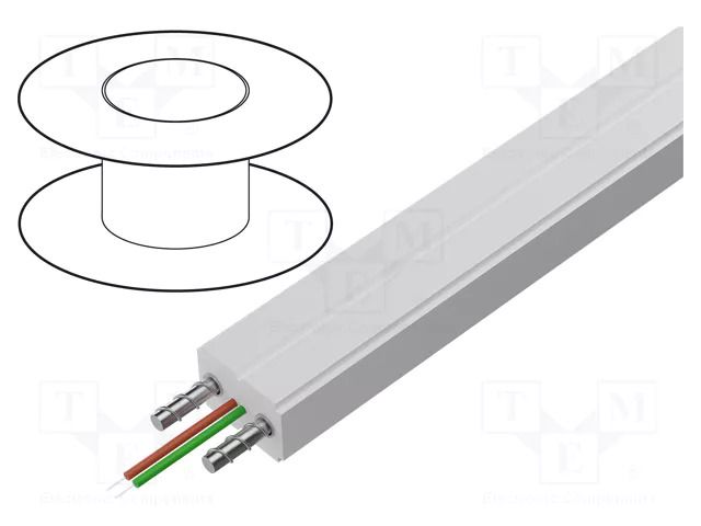 Wire: fiber-optic; VC-DCY; Kind of fiber: SMF G657A1; Package: 1km FIBRAIN FIBRAIN-CAB-010
