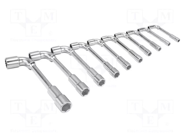 Wrench-set; L-type,socket spanner; 11pcs. BAHCO SA.28M/11