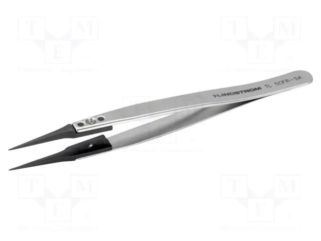 Tweezers; 130mm; Blade tip shape: sharp LINDSTRÖM SA.TL5CFR-SA