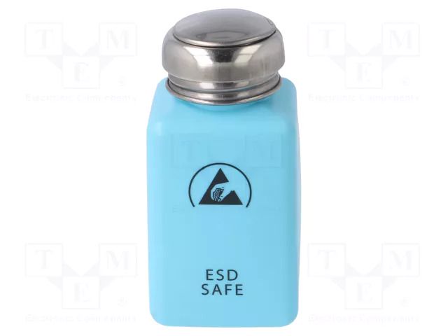 Dosing bottles; 200ml; ESD; blue; Features: built-in pump STATICTEC PRT-STW3315