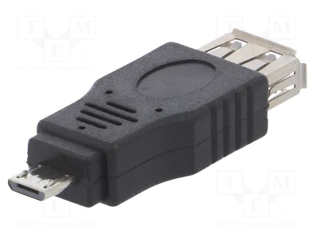 Adapter; OTG,USB 2.0; USB A socket,USB B micro plug AKYGA AK-AD-08
