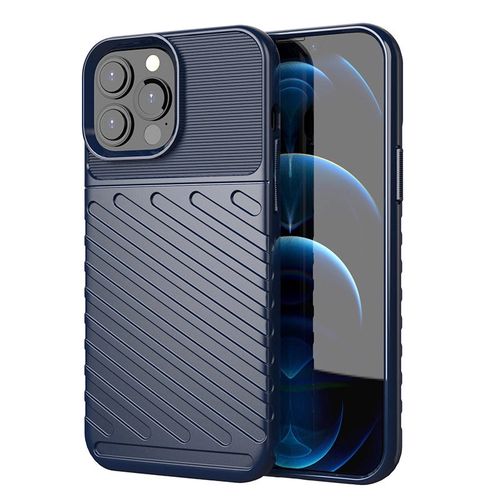 Thunder Case Flexible Tough Rugged Cover TPU Case for iPhone 13 Pro Max blue, Hurtel 9145576216972 9145576216972