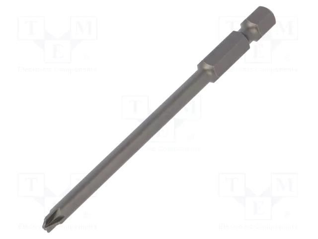 Screwdriver bit; PlusMinus PZ-type; PZ1/SL; Overall len: 90mm WIHA WIHA.32688