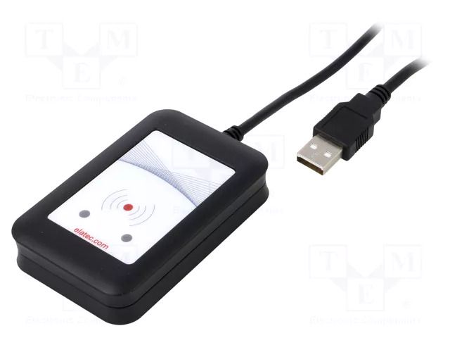 RFID reader; 4.3÷5.5V; USB; antenna; Range: 100mm; 88x56x18.5mm ELATEC T4BT-FB2BEL6