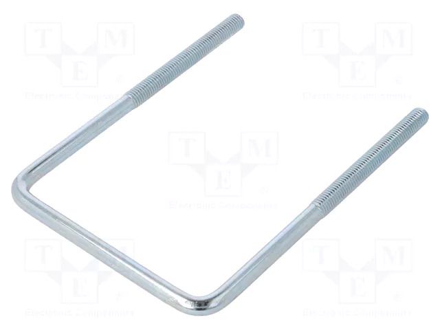 U-bolt; C; 1.25; steel; zinc; Thread len: 70mm; Int.width: 89mm DROMET D-CBTC..8..89.141