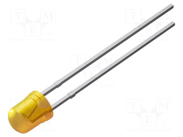 LED; amber; 3.1mm; 240÷680(typ)-1900mcd; 45°; Front: convex LITEON LTL1CHFL4D
