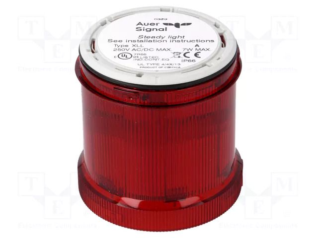 Automation module: light signaller; red; bulb BA15D; 12÷250VDC AUER SIGNAL 900002900