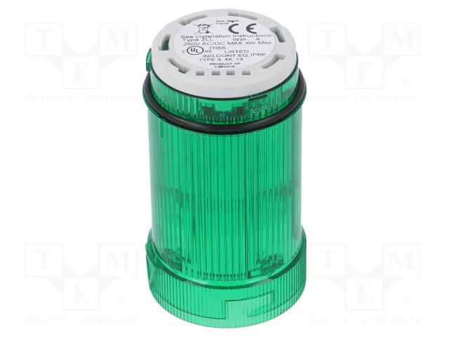 Automation module: light signaller; green; bulb BA15D; 12÷250VDC AUER SIGNAL 902006900