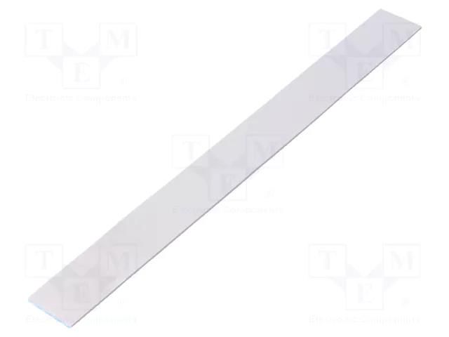 Tape: heat transfer; W: 20mm; L: 0.2m; Thk: 1mm; 1W/mK; silicone IPT SP1.0-20X200X1